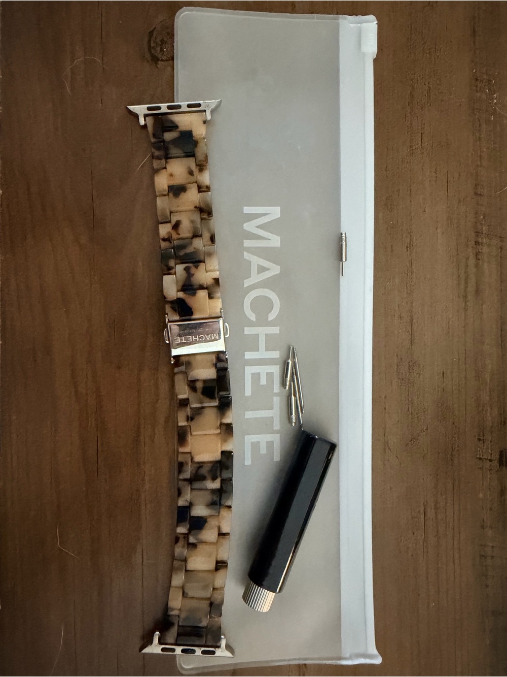 Machete Tortoiseshell Watch Band for Apple Watch - Brown/Beige